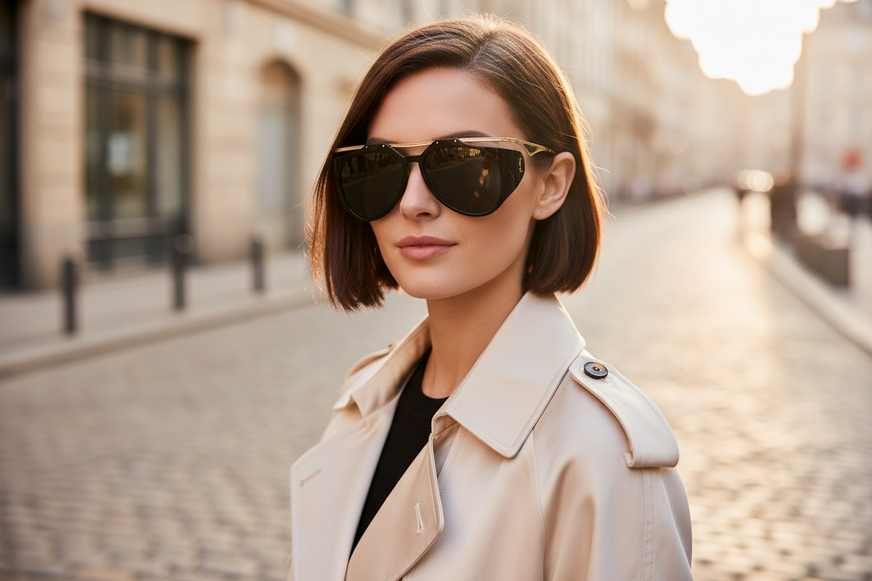Vista frontale Saint Laurent SL M137 AMELIA (001)