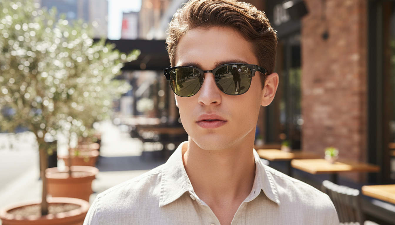 Vista frontale Ray-Ban CLUBMASTER REVERSE (RBR0504S - 67839A)