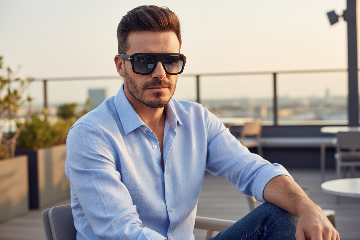 Vista frontale David Beckham DB 7127/S (WR7/1V)