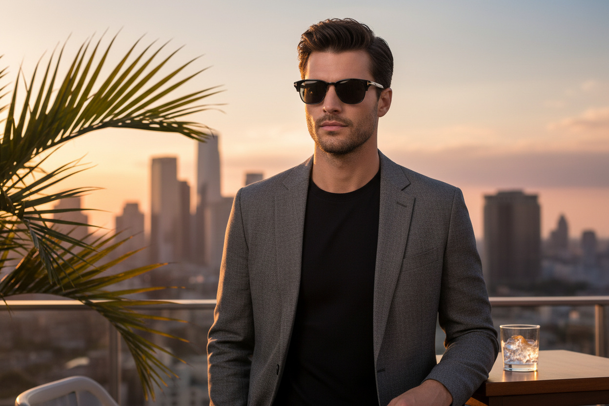 Vista frontale Tom Ford HENRY (FT0248 - 01D)