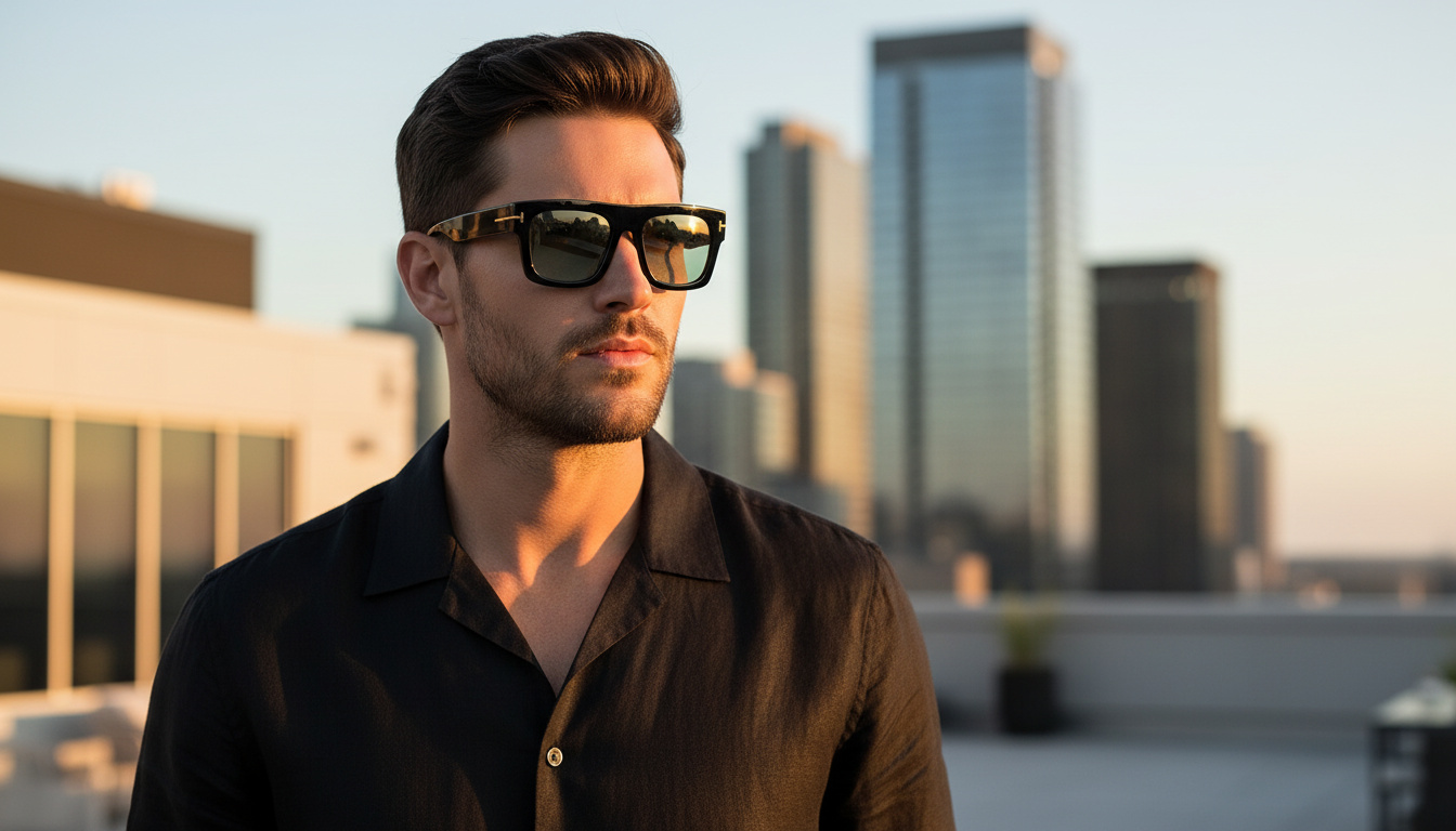 Vista frontale Tom Ford FAUSTO (FT0711 - 01N)