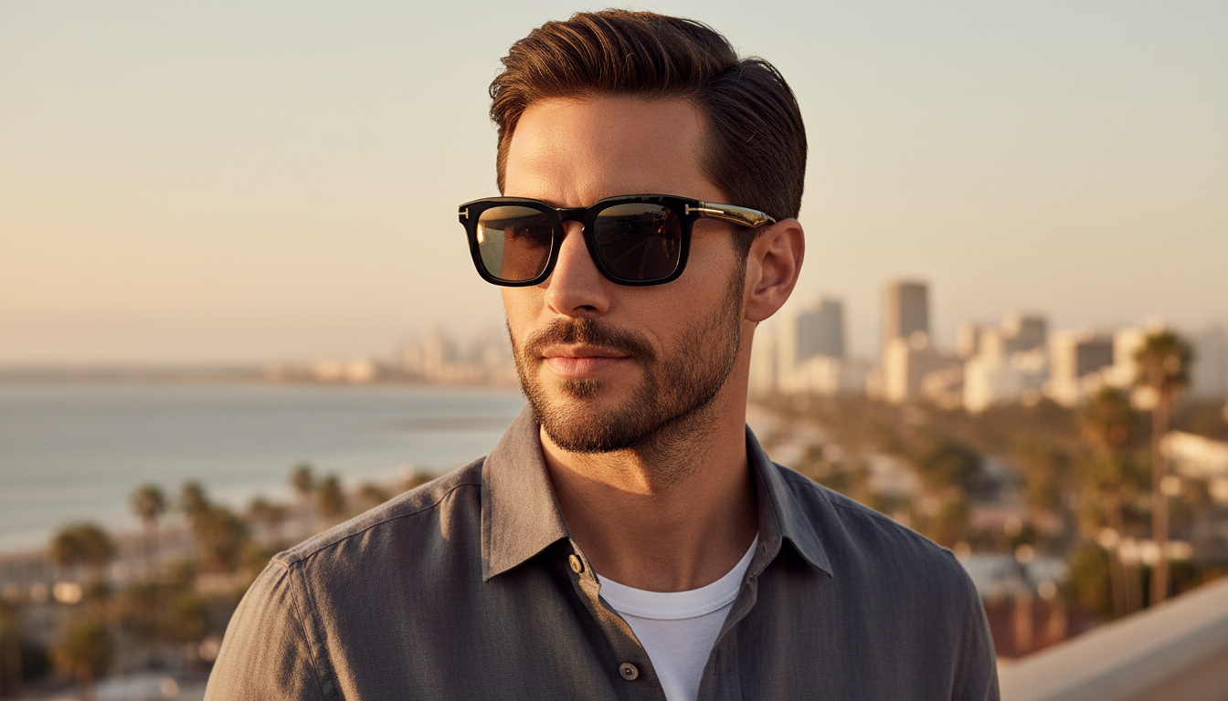 Vista frontale Tom Ford DAX (FT0751 - 01D)