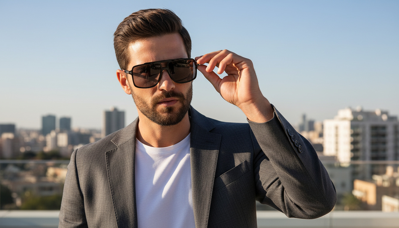 Vista frontale Tom Ford KEMP (FT1177 - 01A)