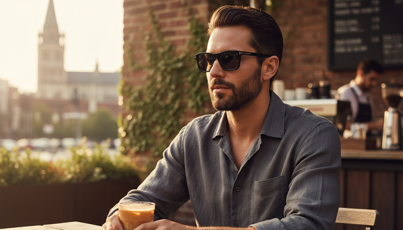 Vista frontale Tom Ford BARRON (FT1179 - 01D)