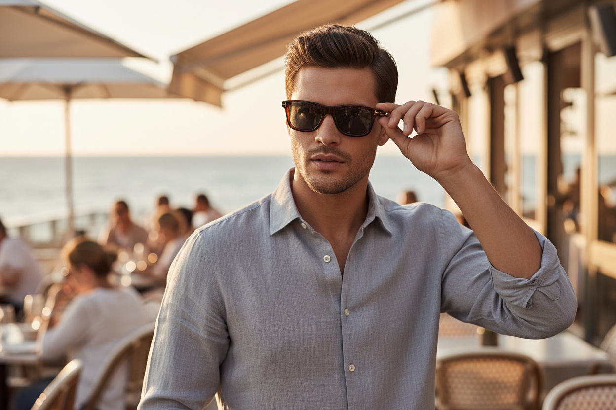 Vista frontale Tom Ford BARRON (FT1179 - 54V)