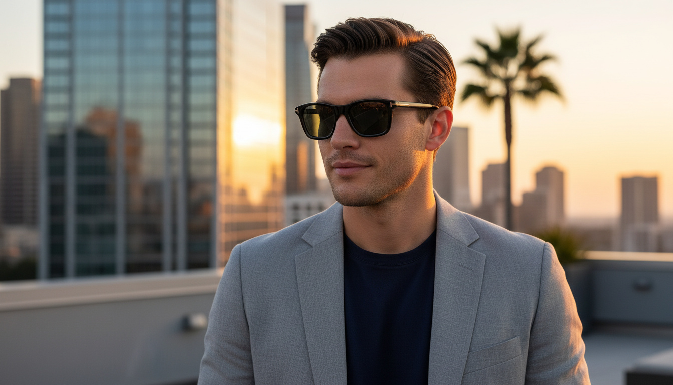 Vista frontale Tom Ford BARRON (FT1179 - 01N)
