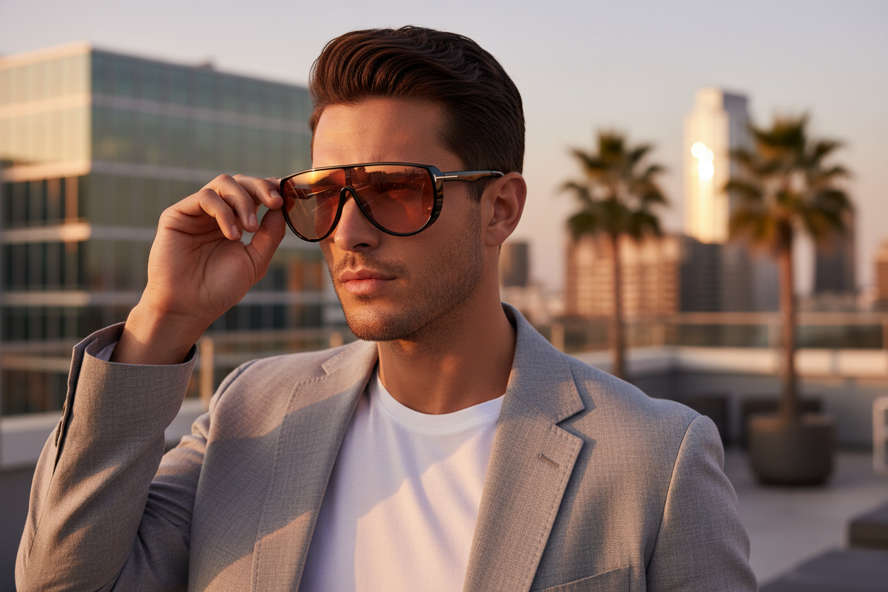 Vista frontale Tom Ford ACHILLES (FT1182 - 05E)