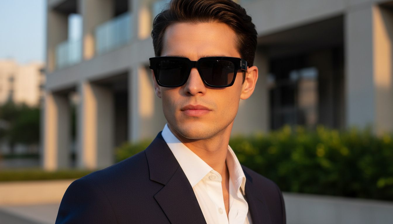 Vista frontale Saint Laurent SL 732 VADIM (001)