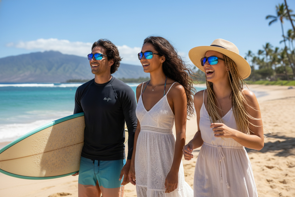 Vista frontale Maui Jim Hookipa (B807-1115)