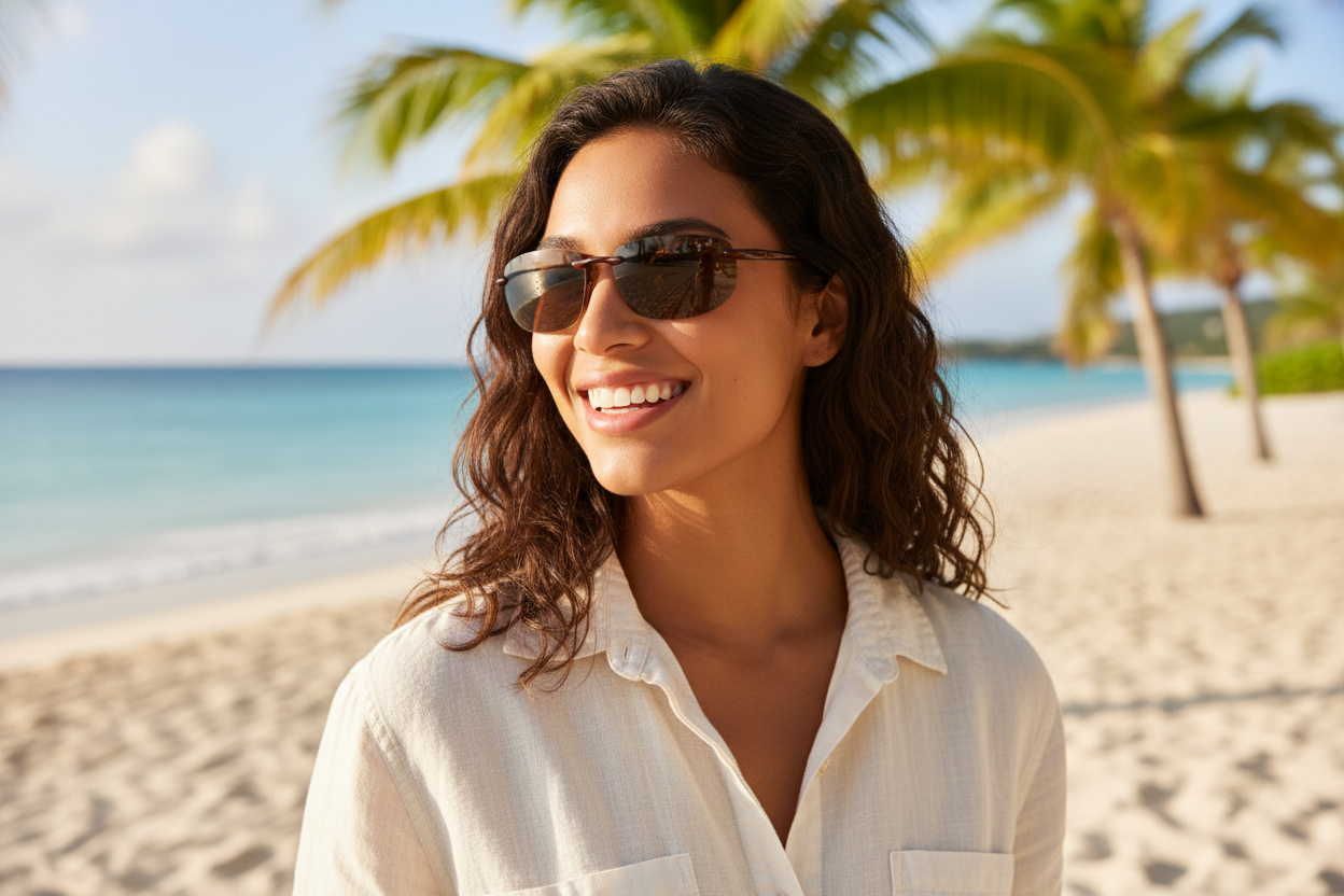 Vista frontale Maui Jim Hookipa (H807-1025)
