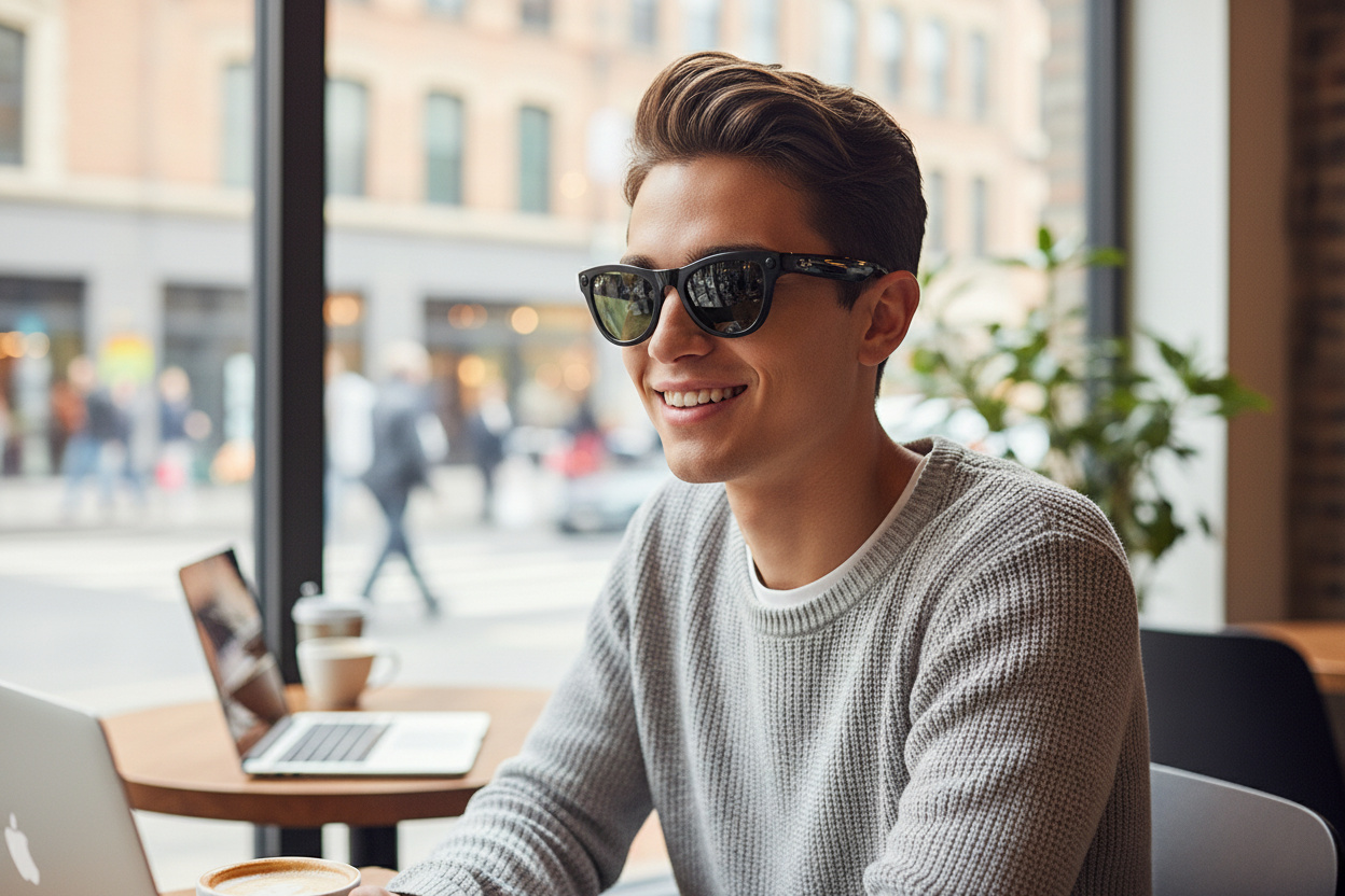 Vista frontale Ray-Ban Meta SKYLER (GEN 1) (RW4010 - 601/9A)