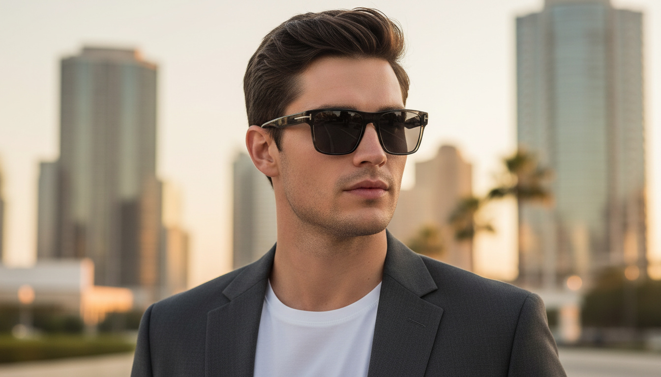 Vista frontale Tom Ford CALDER (FT1205 - 56A)