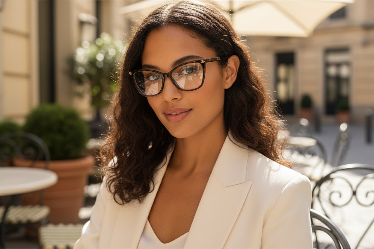 Vista frontale Gucci GG1817O (002)