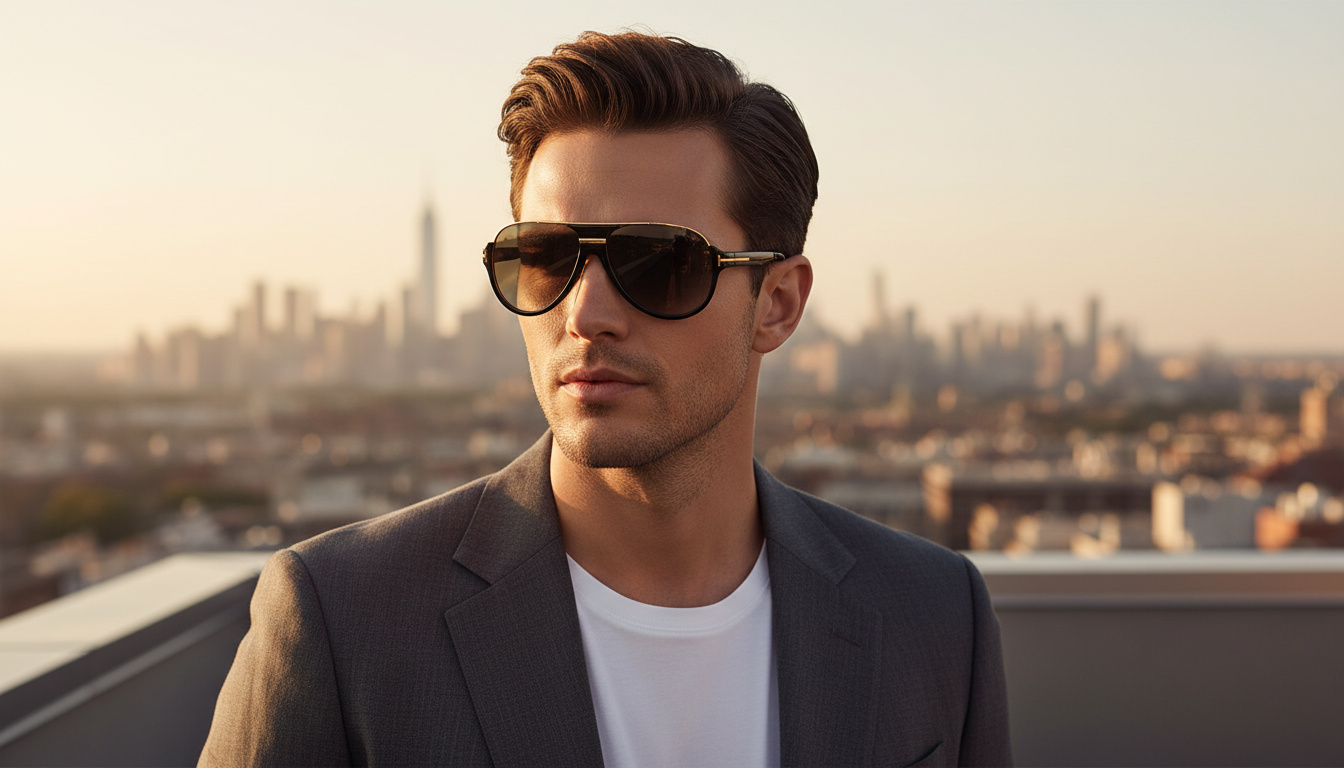 Vista frontale Tom Ford DIMITRY (FT0334 - 01P)