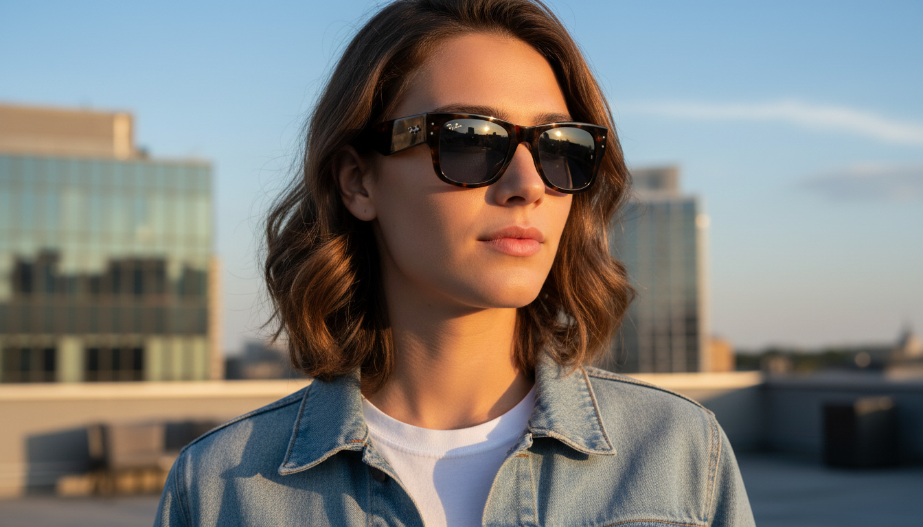 Vista frontale Ray-Ban MEGA WAYFARER (RB0840S - 902/56)