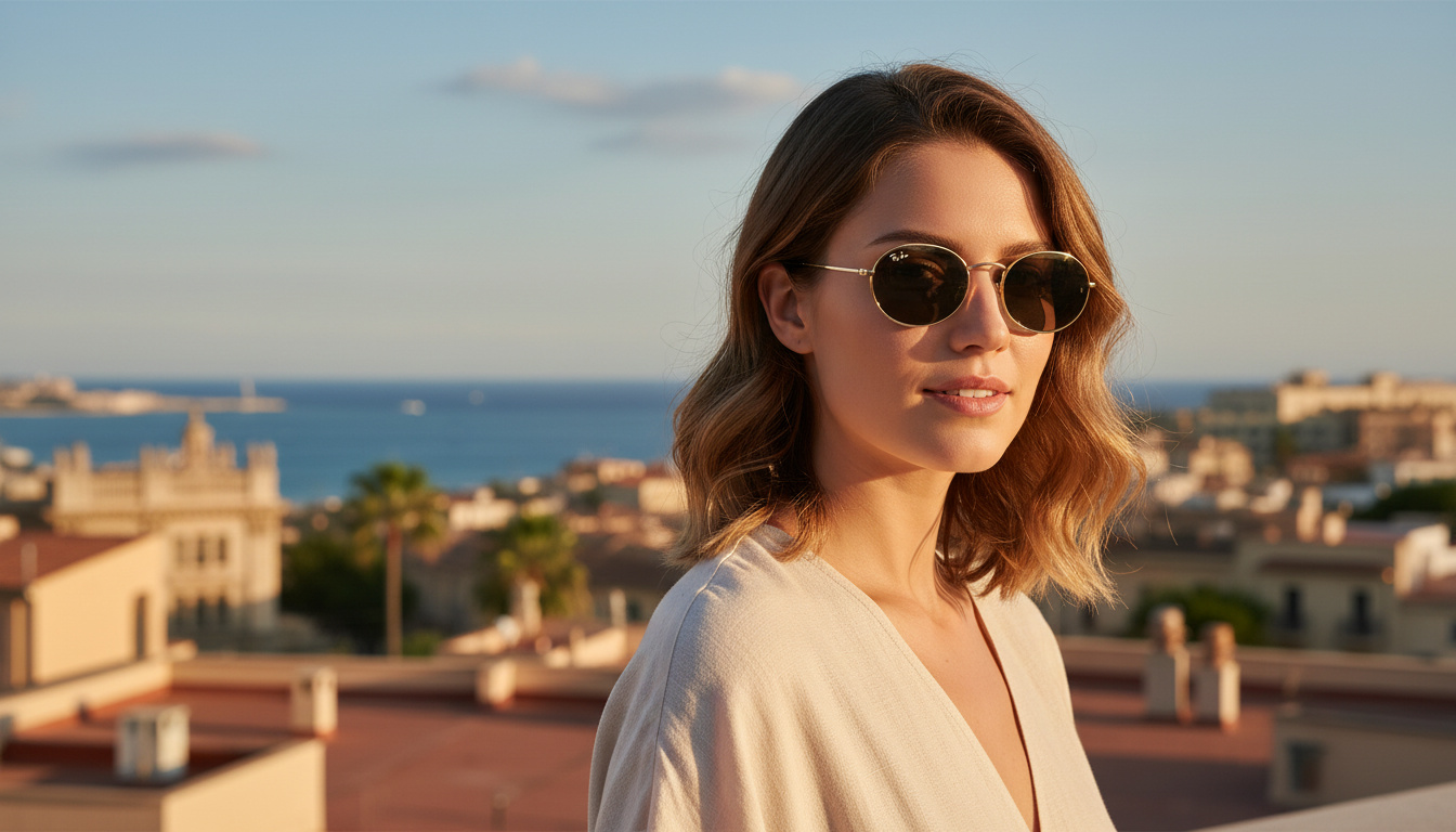 Vista frontale Ray-Ban OVAL (RB3547N - 001/B1)