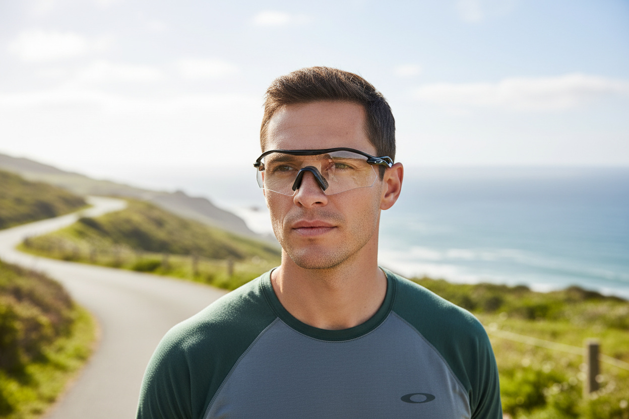Vista frontale Oakley RADAR PLATE (OO9495D - 949502)