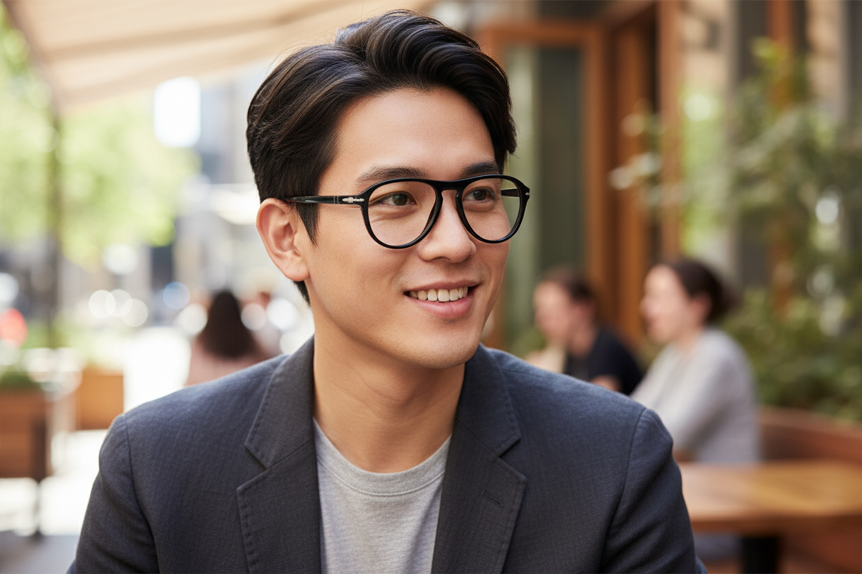 Vista frontale Persol LYNN (PO3371V - 95)
