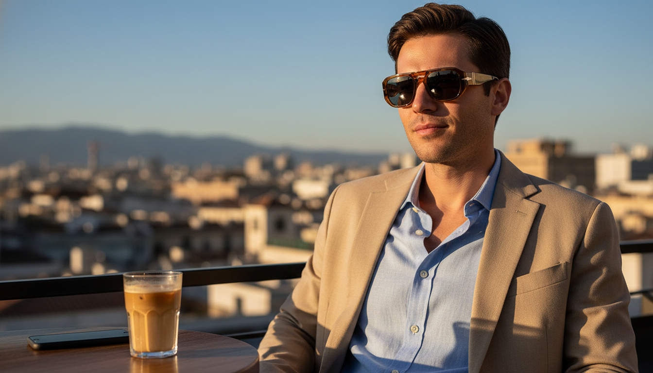 Vista frontale Persol VINCENT (PO3373S - 96/56)