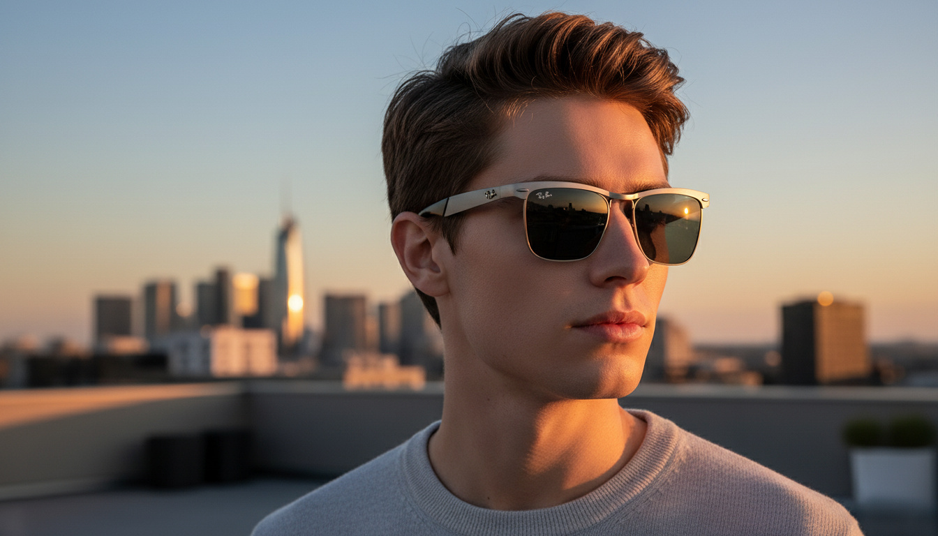 Vista frontale Ray-Ban WAYFARER DELUXE (RB3875 - 029/R5)