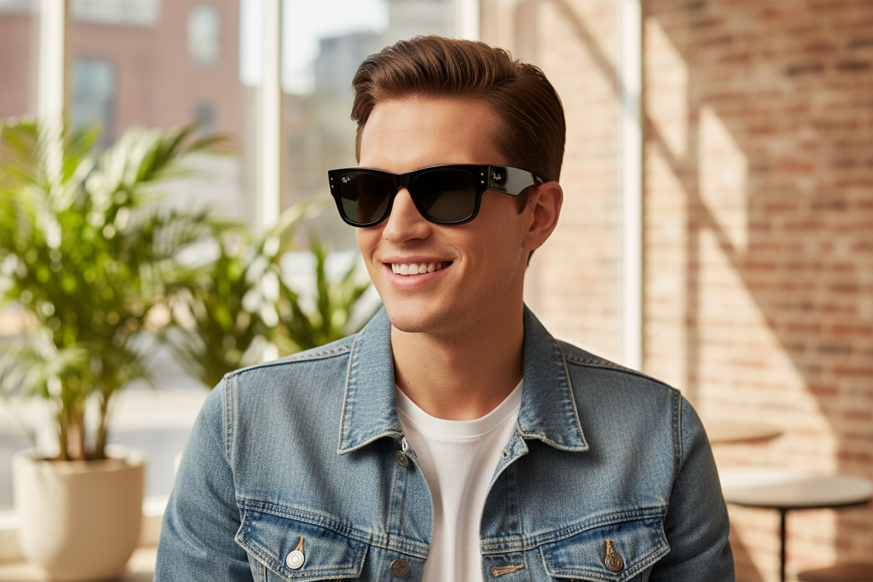 Vista frontale Ray-Ban MEGA WAYFARER (RB0840S - 6826J5)
