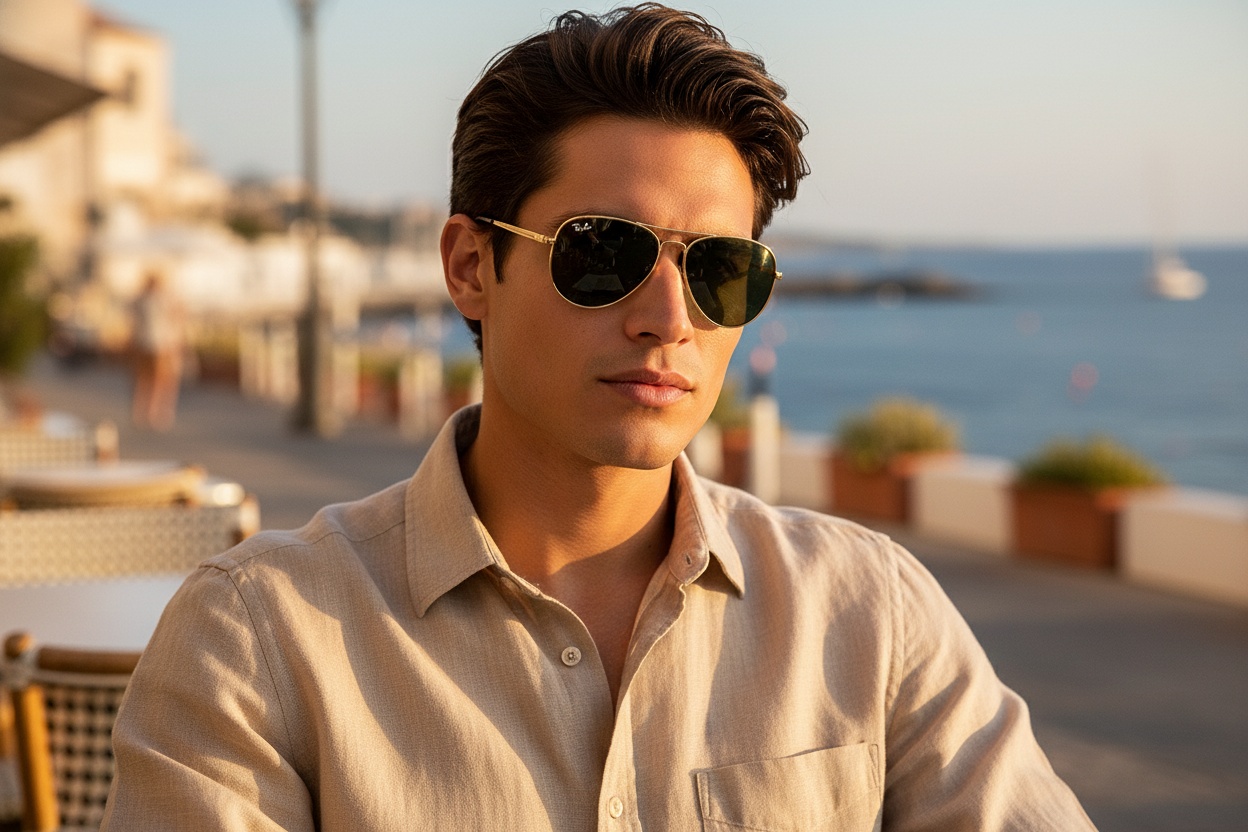 Vista frontale Ray-Ban AVIATOR MAX (RB3925 - 001/31)