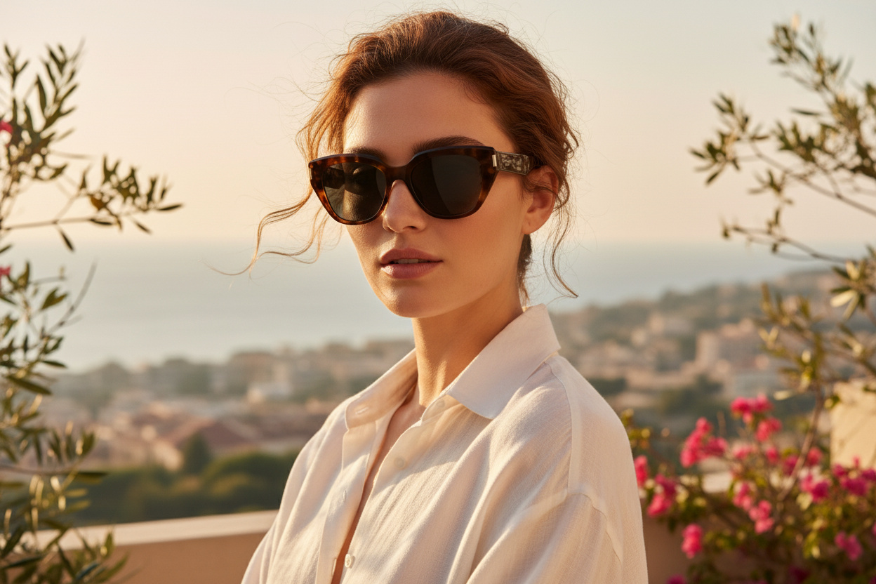 Vista frontale Saint Laurent SL 827 (002)