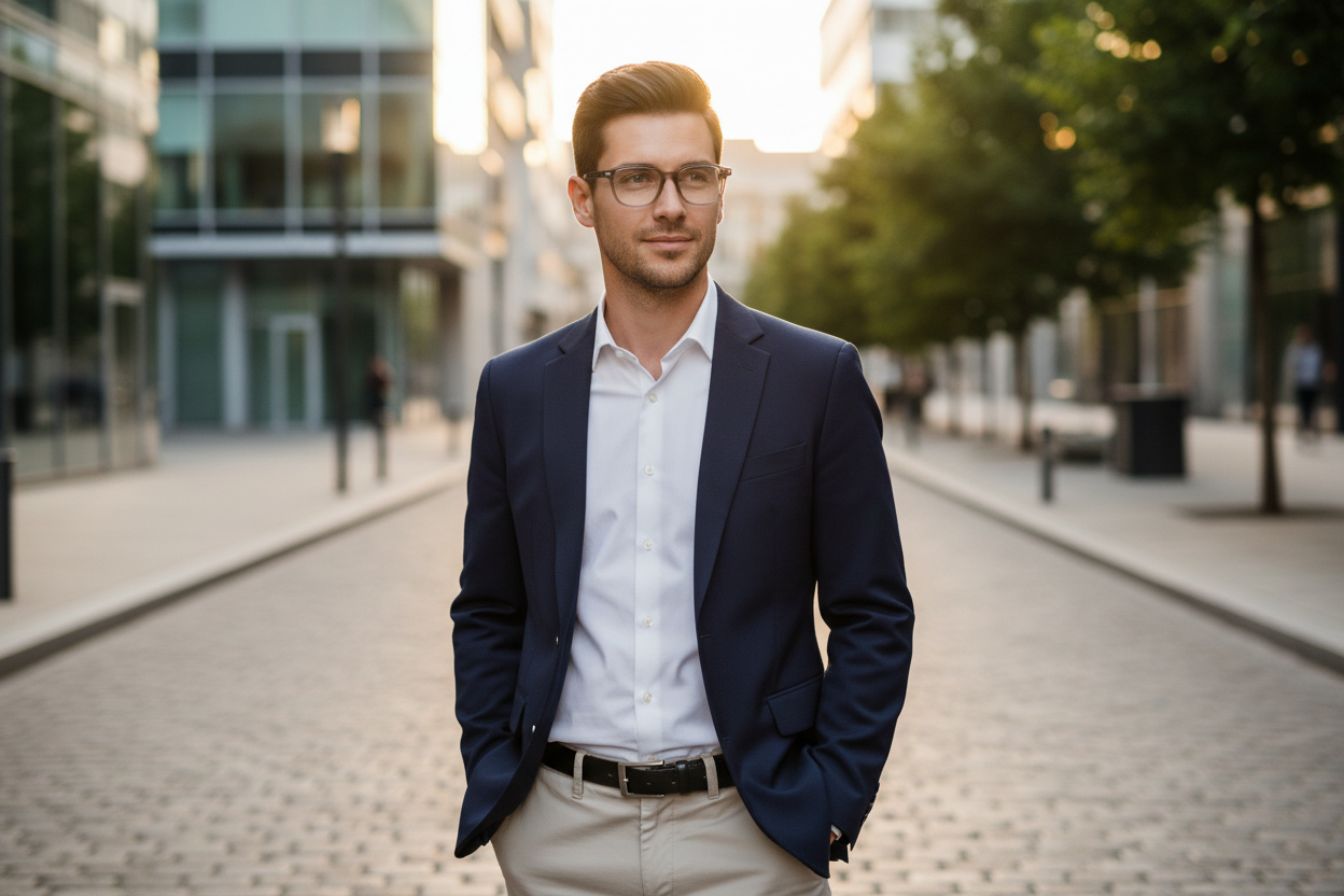 Vista frontale Zegna EZ5332 (057)