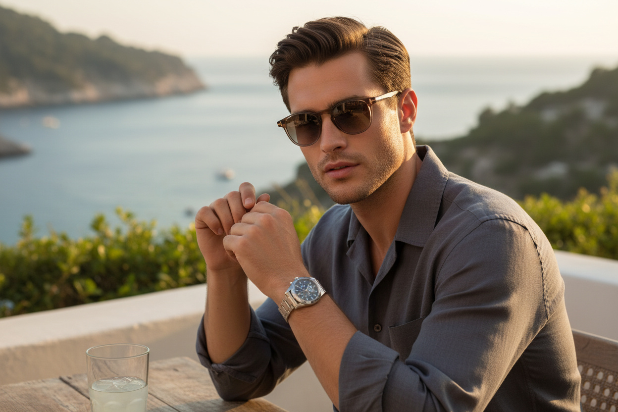 Vista frontale Tom Ford HOLT-02 (FT1302 - 45B)