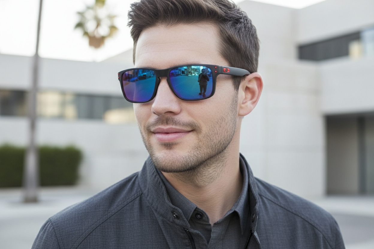 Vista frontale Oakley HOLBROOK (OO9102 - 910236)