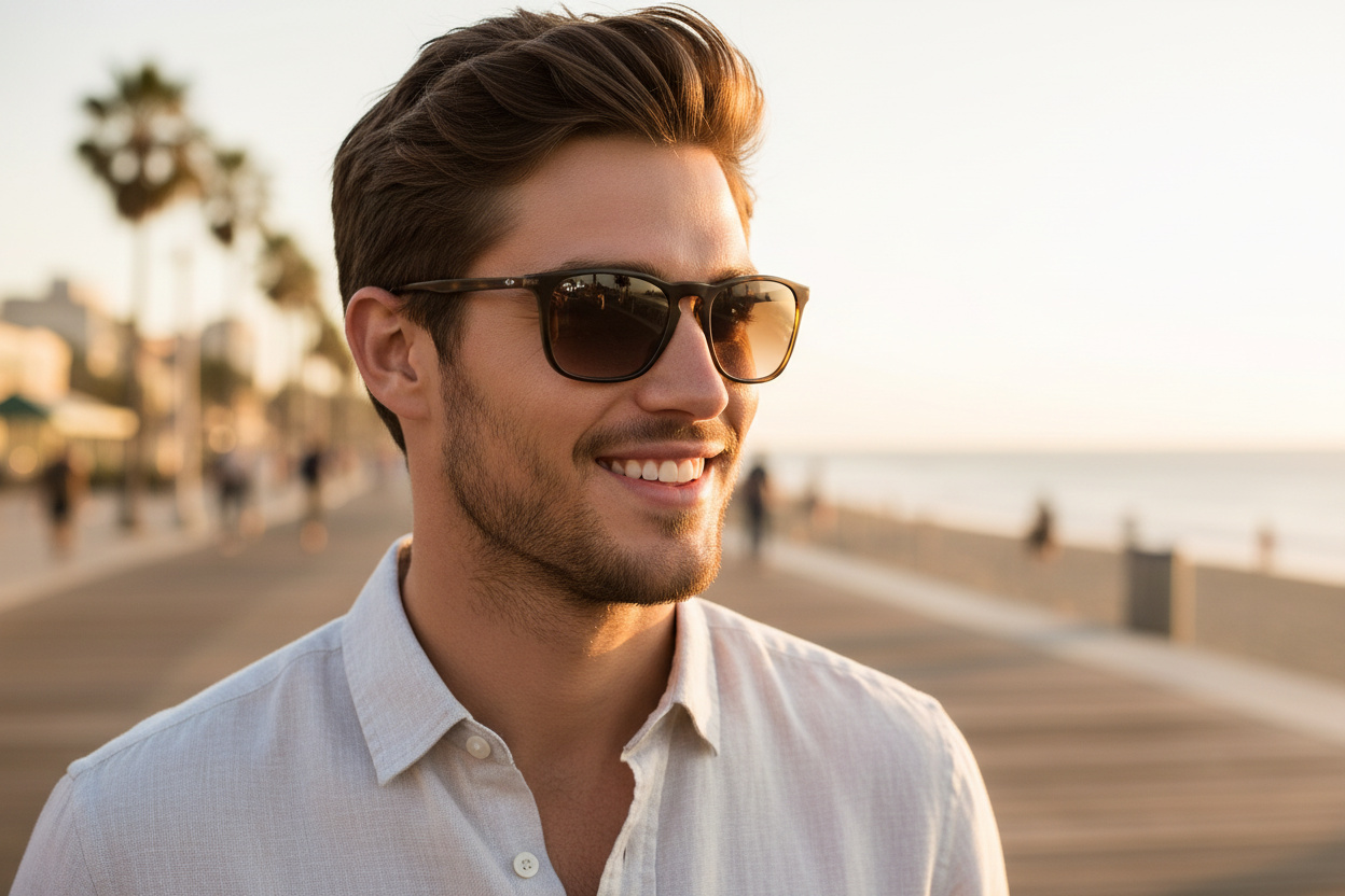 Vista frontale Ray-Ban CHRIS (RB4187 - 856/13)
