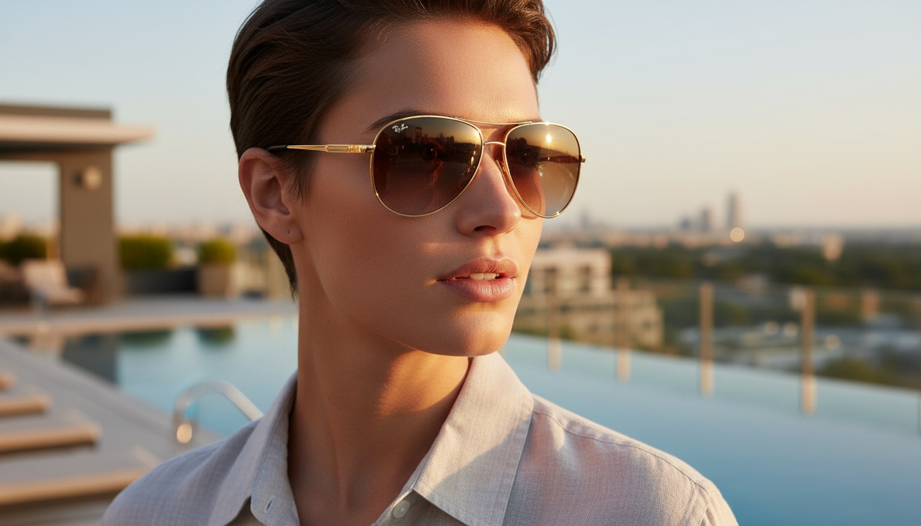 Vista frontale Ray-Ban CARBON FIBRE (RB8313 - 001/51)