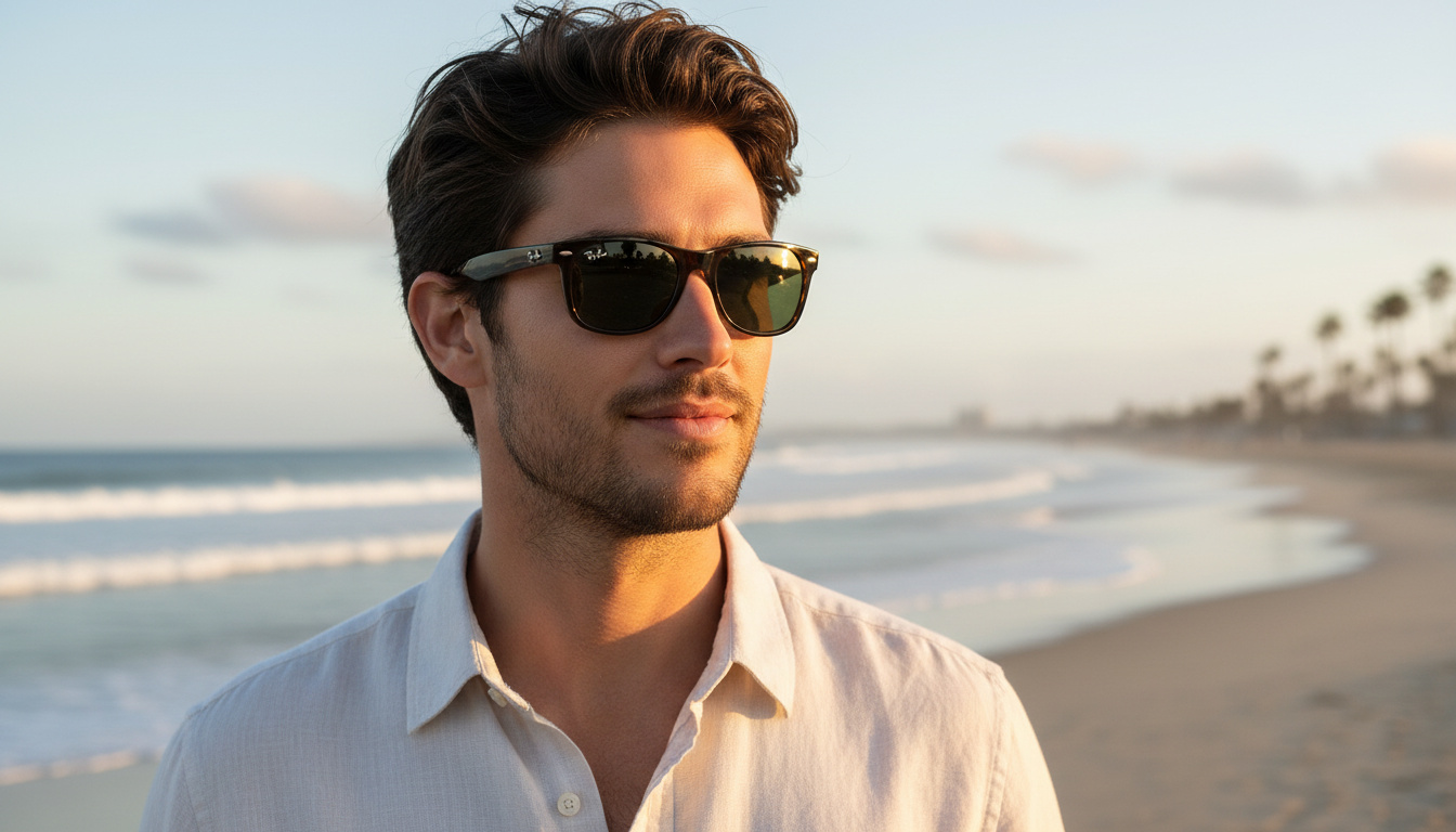 Vista frontale Ray-Ban NEW WAYFARER (RB2132 - 902)