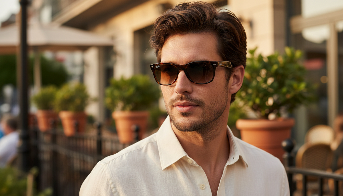 Vista frontale Ray-Ban NEW WAYFARER (RB2132 - 710/51)