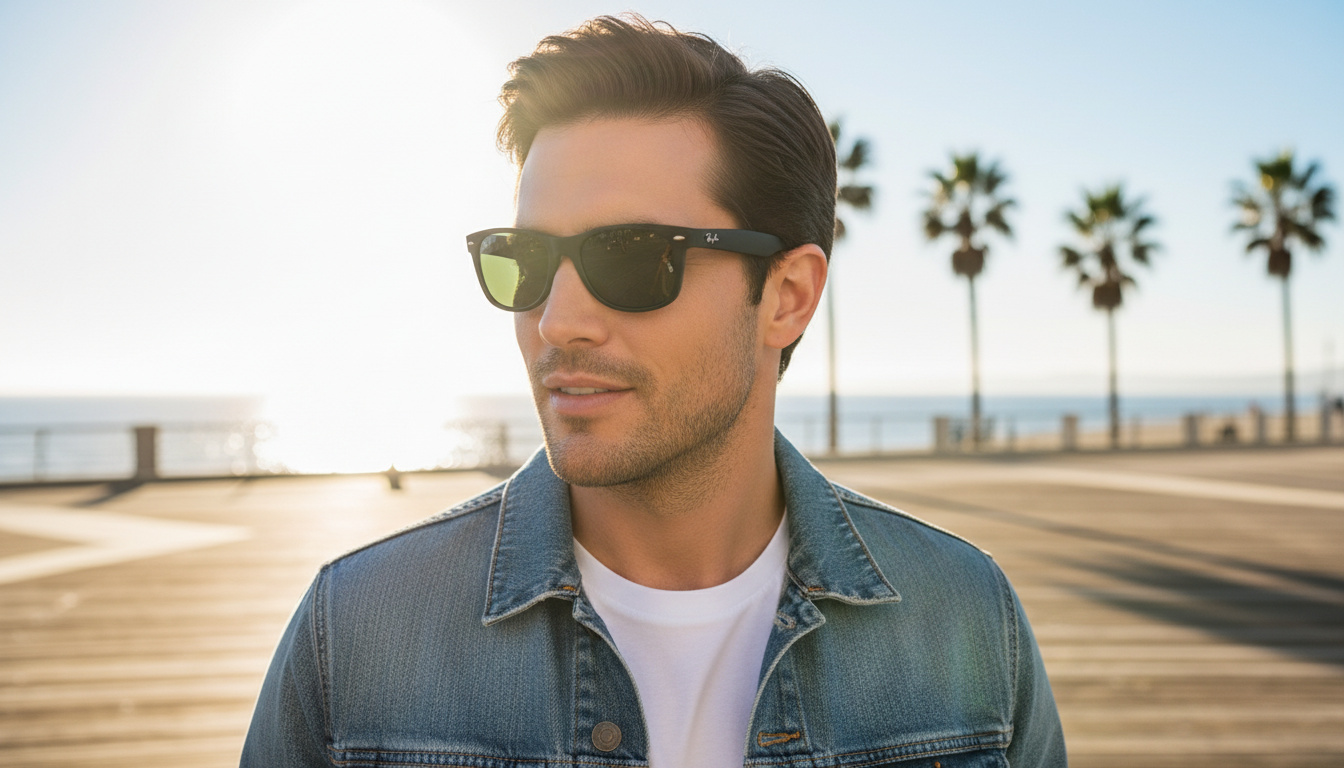 Vista frontale Ray-Ban NEW WAYFARER (RB2132 - 622/58)