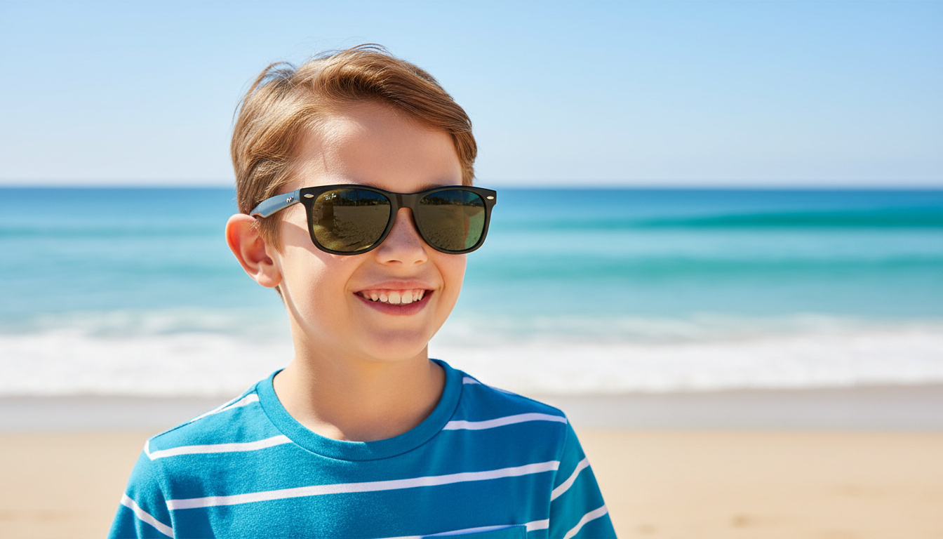 Vista frontale Ray-Ban Kids JUNIOR NEW WAYFARER (RJ9052S - 100/71)