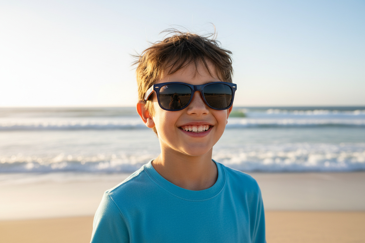 Vista frontale Ray-Ban Kids JUNIOR NEW WAYFARER (RJ9052S - 178/80)
