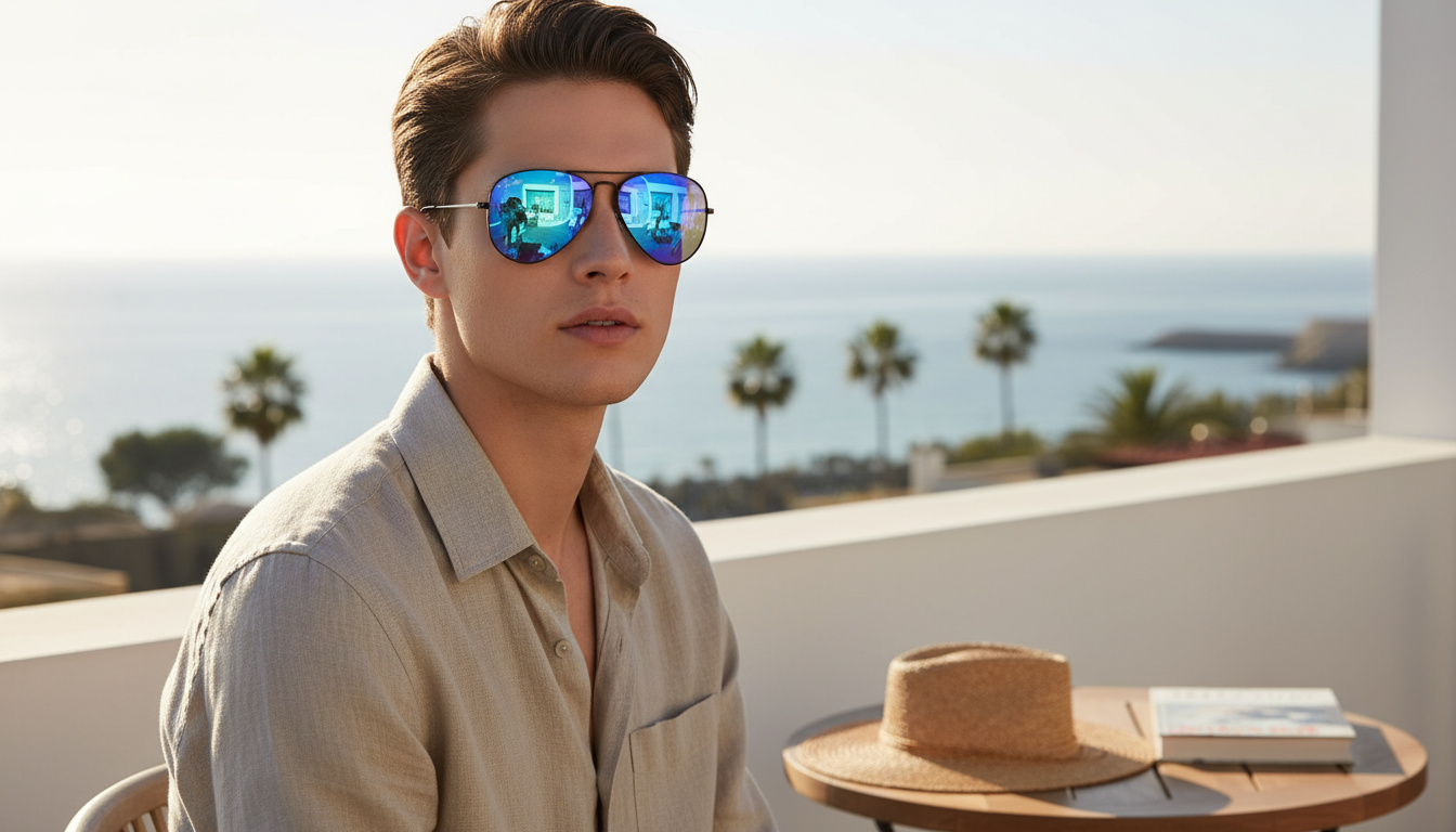 Vista frontale Ray-Ban AVIATOR LARGE METAL (RB3025 - 002/4O)