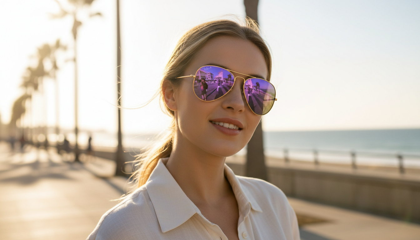 Vista frontale Ray-Ban AVIATOR LARGE METAL (RB3025 - 112/1Q)
