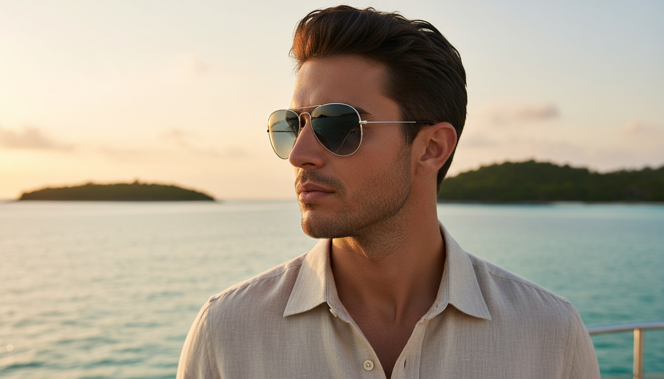 Vista frontale Ray-Ban AVIATOR LARGE METAL (RB3025 - 003/3F)