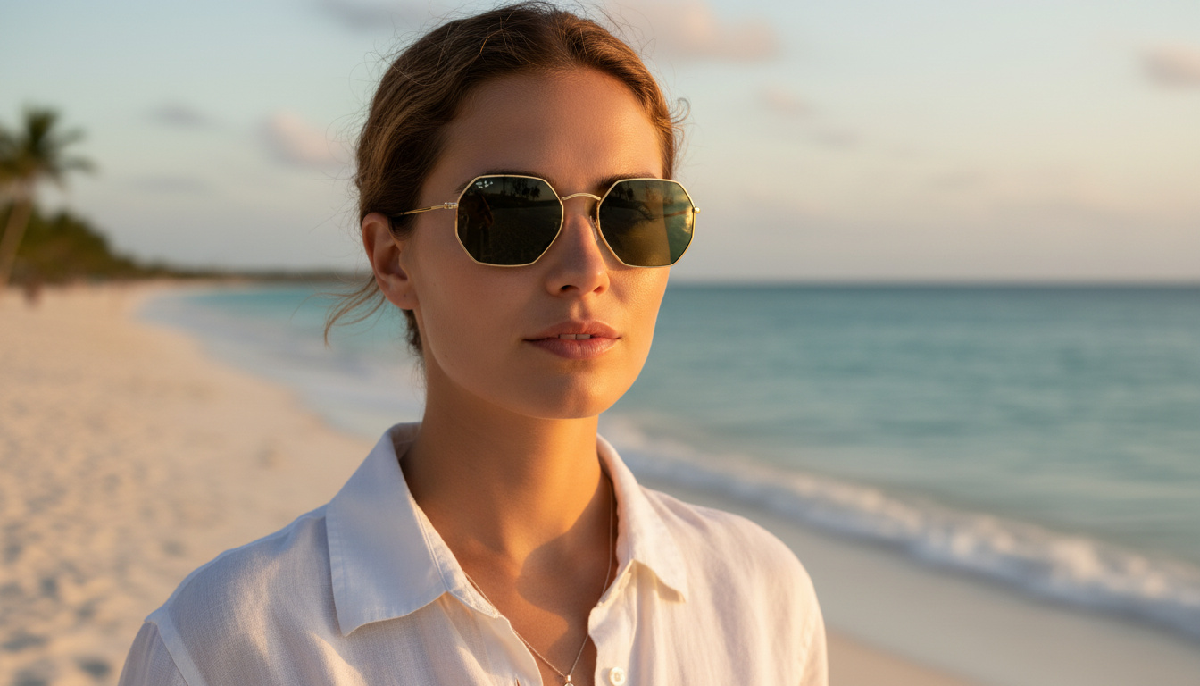 Vista frontale Ray-Ban OCTAGONAL (RB3556N - 001)