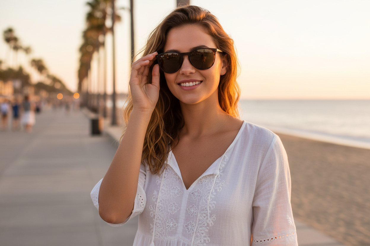 Vista frontale Ray-Ban Kids JUNIOR ERIKA (RJ9060S - 700673)