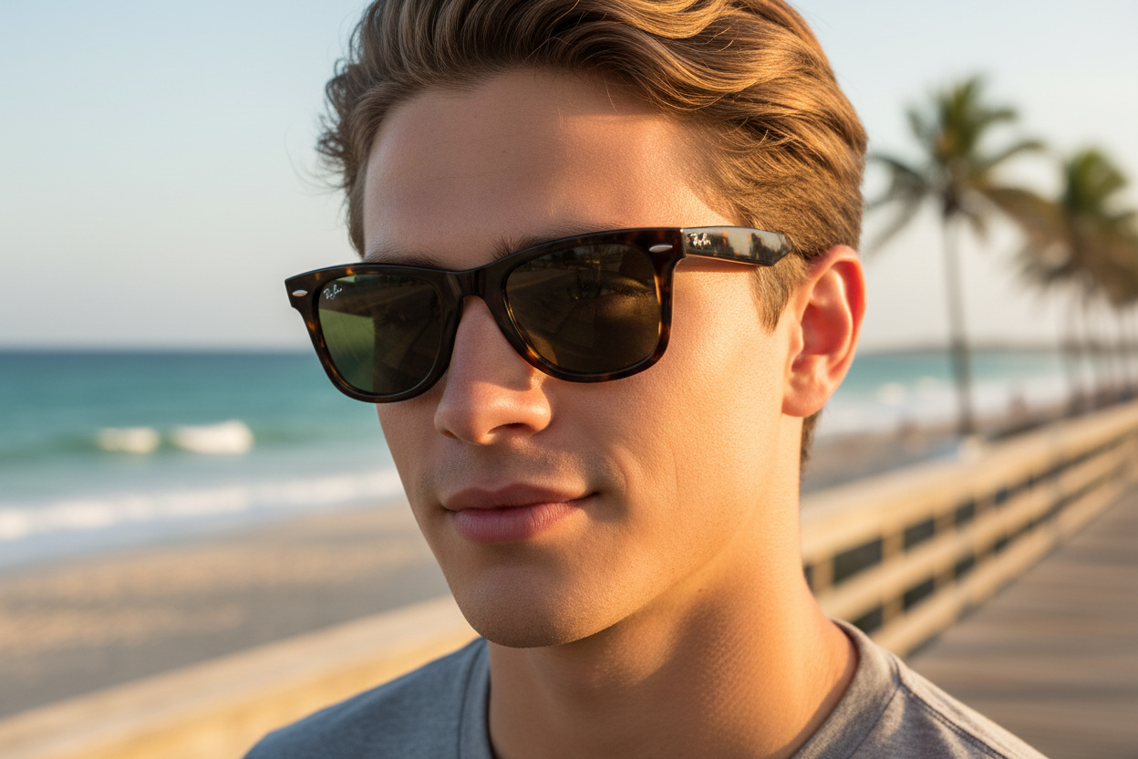 Vista frontale Ray-Ban WAYFARER (RB2140 - 902)