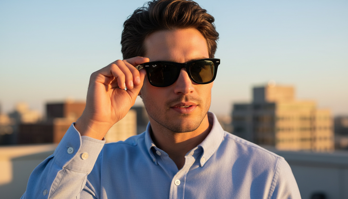 Vista frontale Ray-Ban WAYFARER (RB4340 - 601)