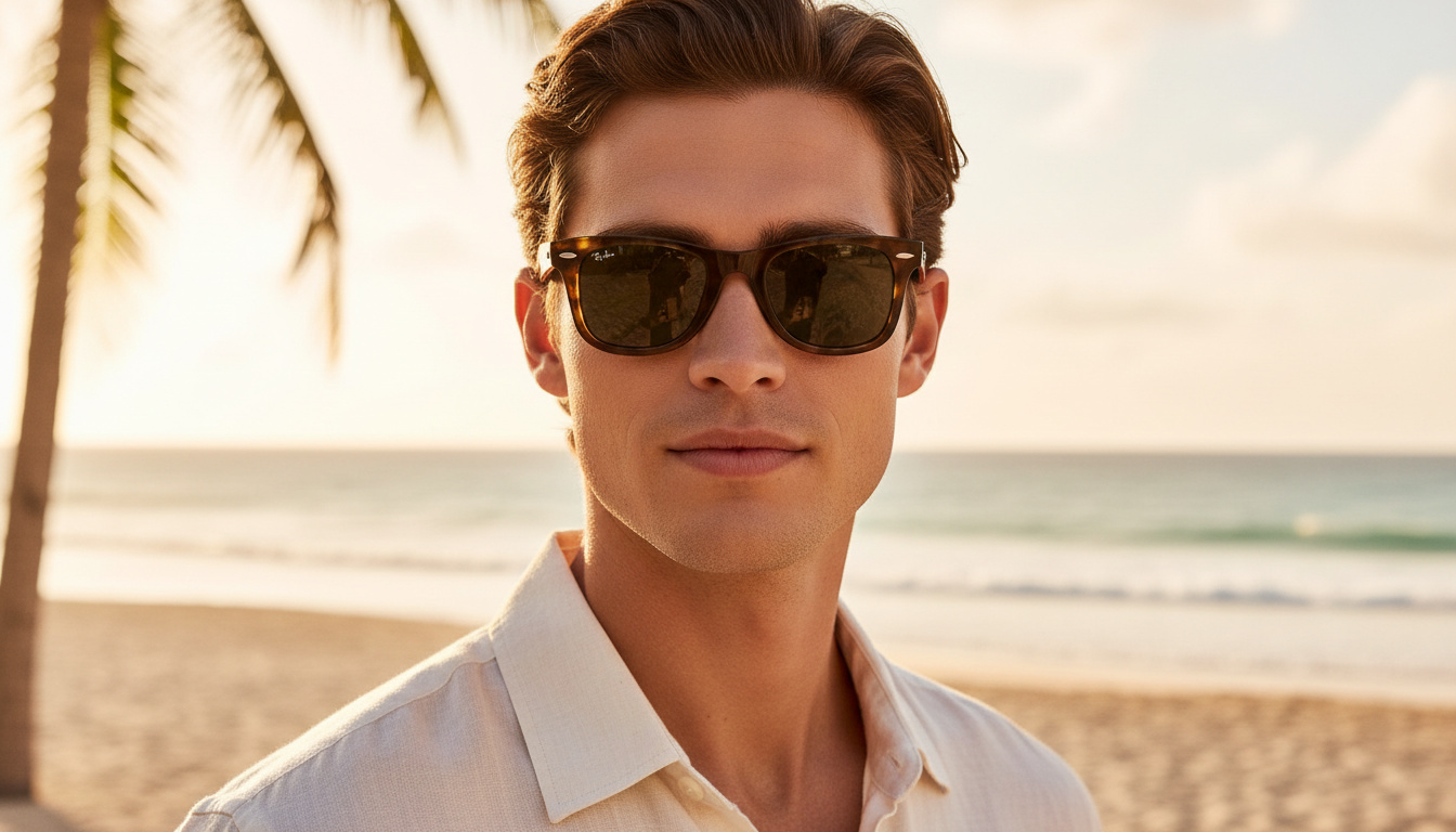 Vista frontale Ray-Ban WAYFARER (RB4340 - 710)