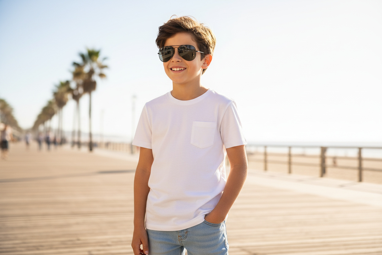 Vista frontale Ray-Ban Kids JUNIOR AVIATOR (RJ9506S - 220/11)