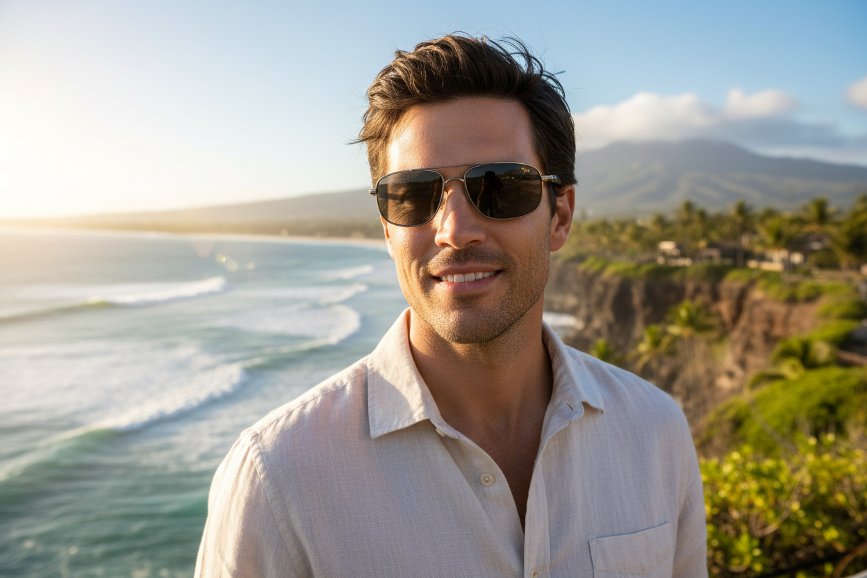 Vista frontale Maui Jim Kahuna (162-02)
