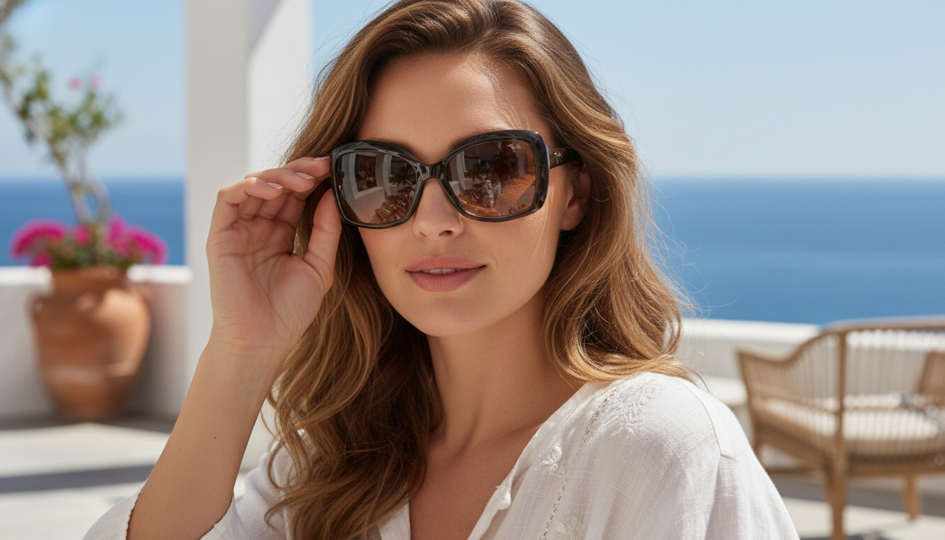 Vista frontale Maui Jim Orchid (H735-10P)
