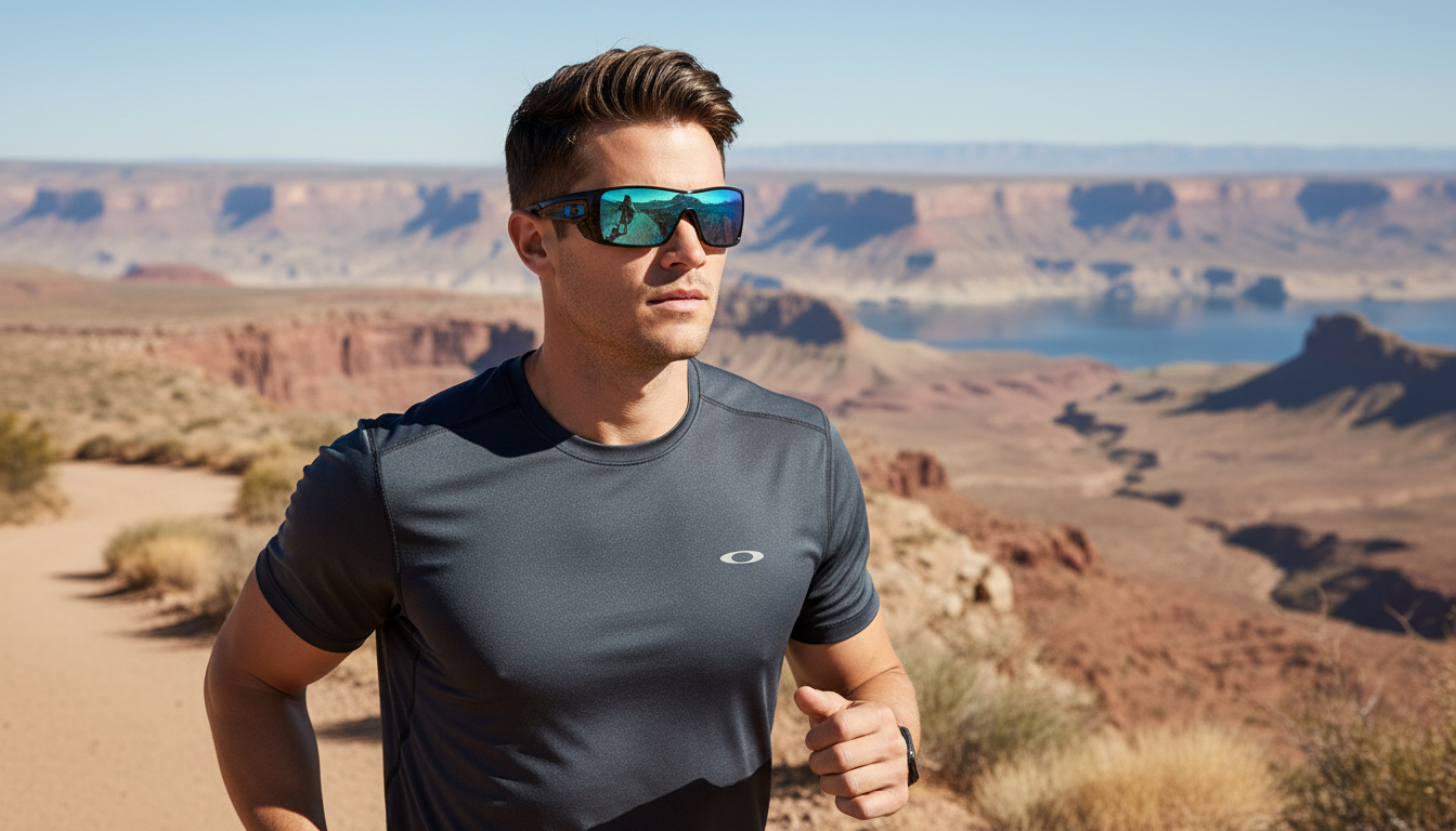 Vista frontale Oakley BATWOLF (OO9101 - 910158)