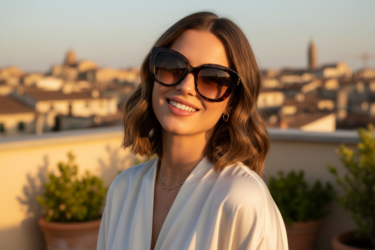Vista frontale Gucci GG0327S (002)
